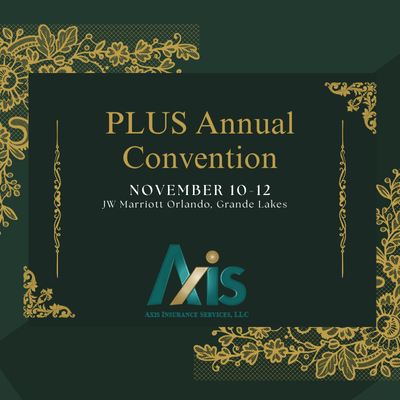 Axis Insurance Services attending PLUS Convention