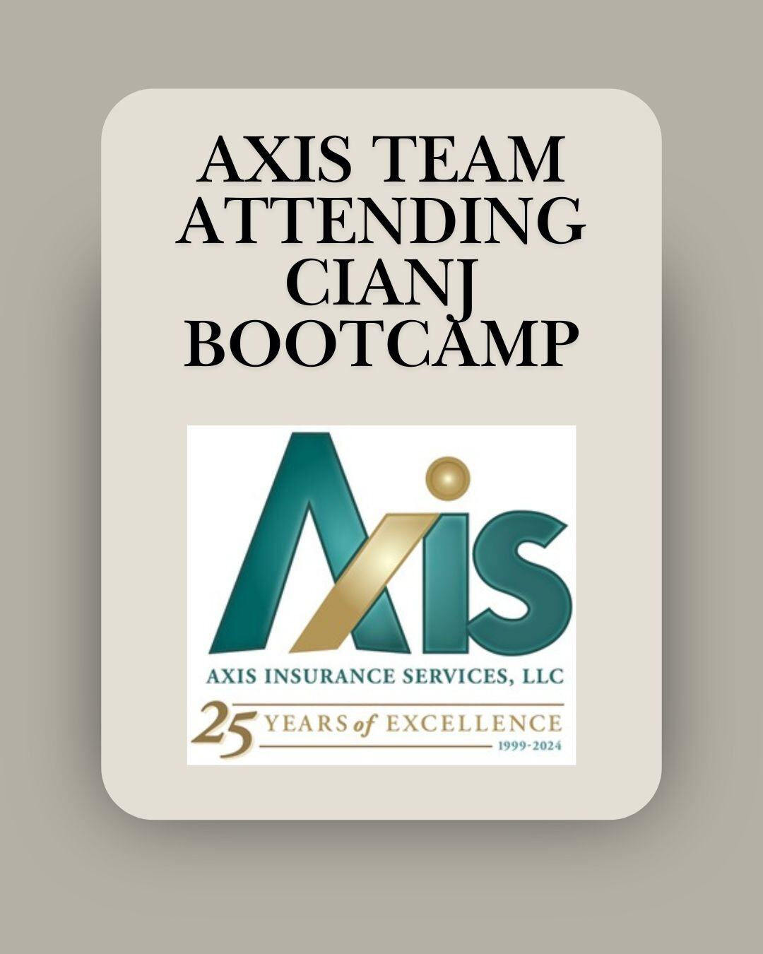 Axis Insurance Service will be Sponsoring Booth at CIAANJ Seminar